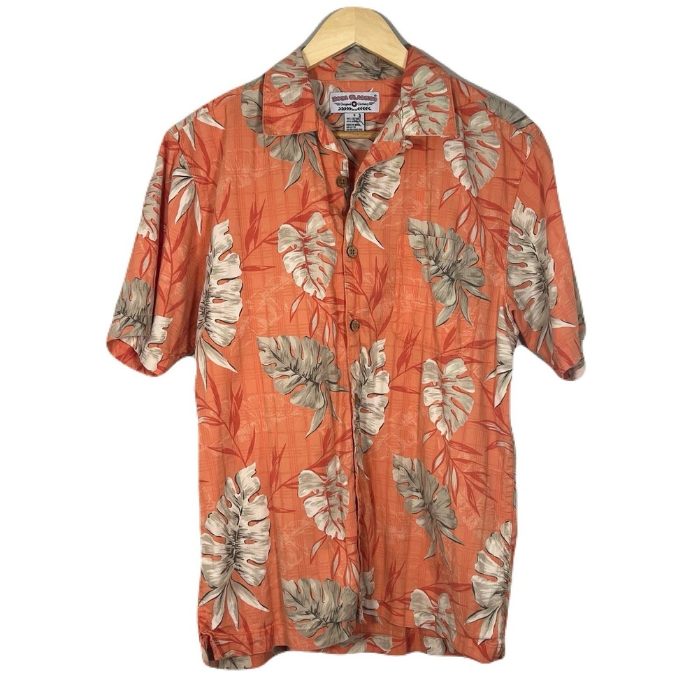 BOCA CLASSIC Hawaiian Shirt Men Small Summer Tropical Resort Island Vacation - Picture 1 of 7